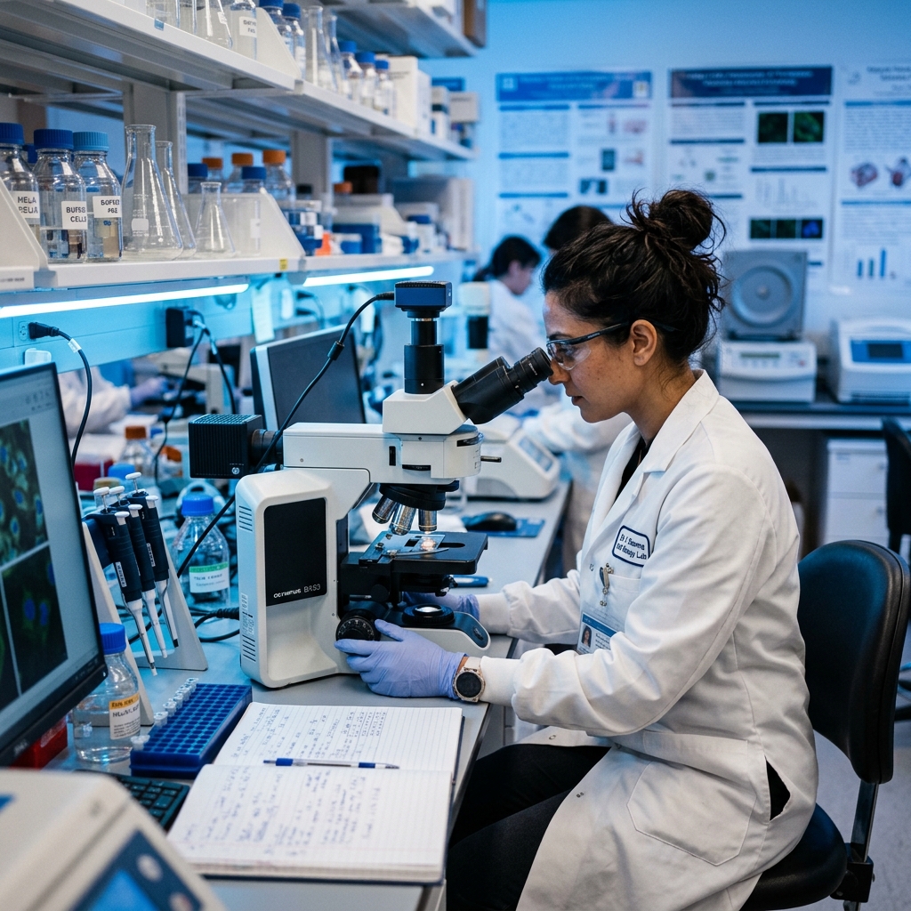 Researcher in Laboratory